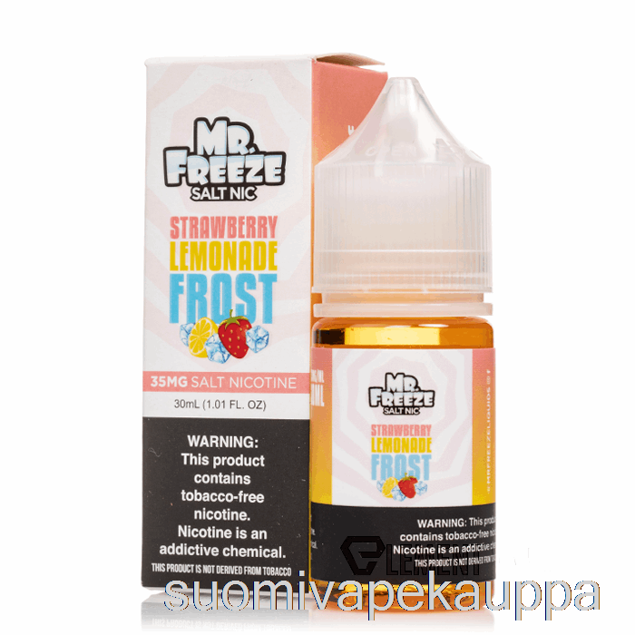 Vape Suomi Mansikka Limonadi Frost - Mr Pakastesuolat - 30ml 35mg